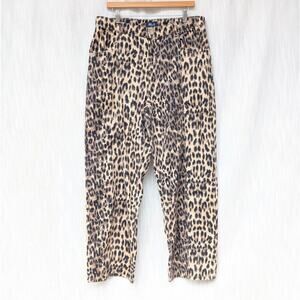 Baum und Pferdgarten Nara Denim Leopard High Waist Wide Leg Jeans, size EU44/12